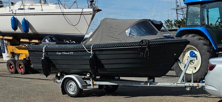 Lago amore 478, Watersport en Boten, Sloepen, Zo goed als nieuw, Tot 10 pk, 3 tot 6 meter, Buitenboordmotor, Benzine, Polyester