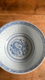 Kom vhinees rijstkorrel servies draak, Antiek en Kunst, Ophalen