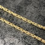 14k gouden koningsketting schakel 65cm 4,1mm dik, Sieraden, Tassen en Uiterlijk, Kettingen, Ophalen of Verzenden, Nieuw, Goud