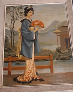 Schilderij 2st  (Japans), Antiek en Kunst, Kunst | Schilderijen | Klassiek, Ophalen of Verzenden