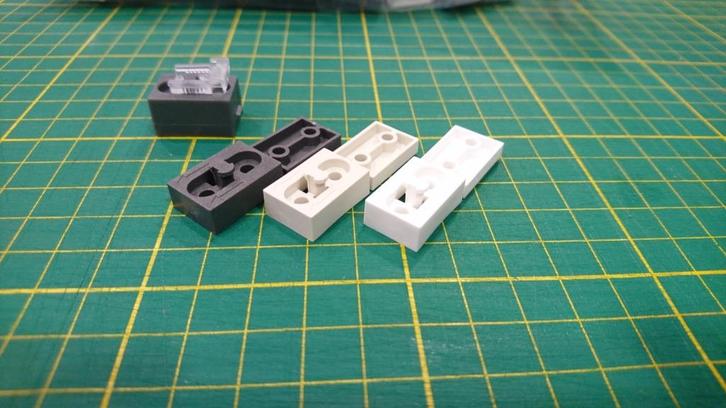 Montageblokje / blokje / opvulblokje spanvoet Duette Plisse, Huis en Inrichting, Stoffering | Gordijnen en Lamellen, Nieuw, Wit