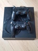 PlayStation 4 met 2 controllers, Spelcomputers en Games, Ophalen of Verzenden, Gebruikt, Met 2 controllers, Original