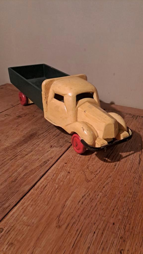 Vintage Speelgoed Vrachtwagen, Antiek en Kunst, Antiek | Speelgoed, Ophalen of Verzenden