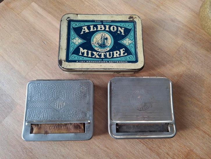 Vintage tabaksdozen /blikken, Verzamelen, Blikken, Gebruikt, Overige, Ophalen of Verzenden