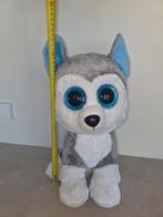 Grote Husky Knuffel - Ty XL KNUFFEL, Kinderen en Baby's, Ophalen of Verzenden, Zo goed als nieuw, Hond