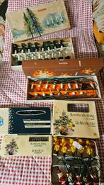 Vintage oude kerstboomverlichting  in originele verpakking, Diversen, Kerst, Ophalen of Verzenden