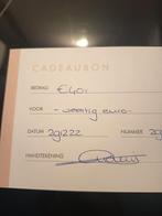 Cadeaubon, Tickets en Kaartjes, Eén persoon, Cadeaubon