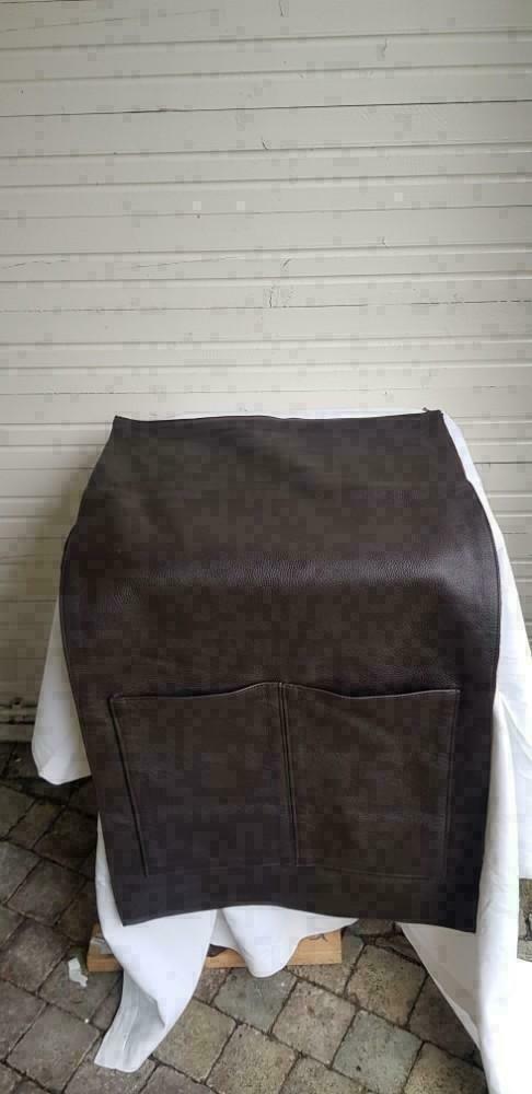 C386 Lederen bank of stoelleuning beschermer met opbergvak, Huis en Inrichting, Woonaccessoires | Plaids en Woondekens, Ophalen of Verzenden