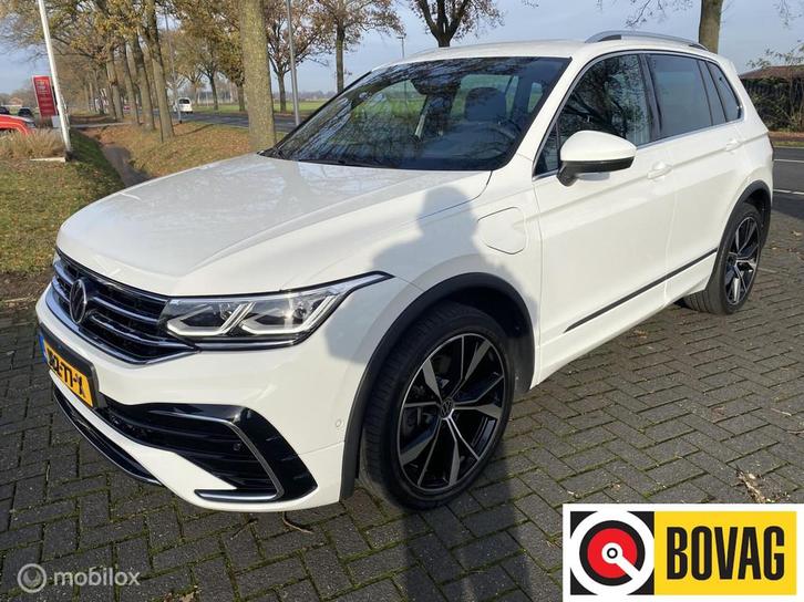 Volkswagen Tiguan 1.4 TSI eHybrid 3 x R-Line I Leder | Camer, Auto's, Volkswagen, Bedrijf, Te koop, Tiguan, 360° camera, ABS, Achteruitrijcamera