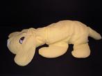 ANNA CLUB PLUSH HOND LITA PARACHUTESTOF GEEL MET WITTE ONDER, Ophalen of Verzenden, Nieuw, Hond
