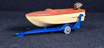 Matchbox Boot met Trailer. BIEDEN  beschikbaar voor biedingen