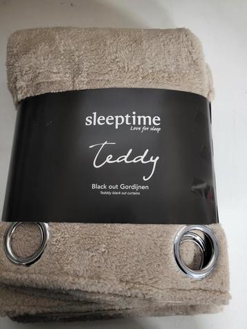 Sleeptime Teddy Black-out Gordijn - Taupe beschikbaar voor biedingen