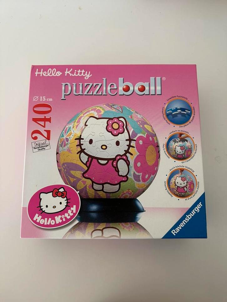 Hello Kitty Puzzleball – compleet & als nieuw!, Verzamelen, Speelgoed, Zo goed als nieuw, Ophalen of Verzenden