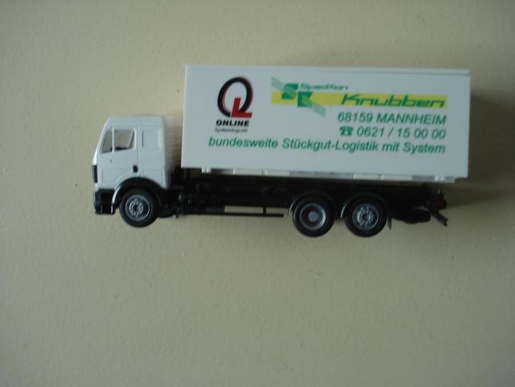 Mercedes vrachtwagen Knubben (AWM), Hobby en Vrije tijd, Modelauto's | 1:87, Bus of Vrachtwagen, Verzenden