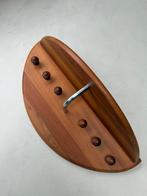 Vintage Deense teak houten Silkeborg wandkapstok, Silkeborg, Zo goed als nieuw, Minder dan 100 cm, Nvt