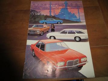 Folder Vauxhall Victor, Vauxhal VX4-90, Vauxhall Ventora FE beschikbaar voor biedingen