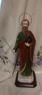 425 Beeld van de H. Apostel Paulus * porselein, Ophalen of Verzenden, Zo goed als nieuw, Beeld(je), Christendom | Katholiek