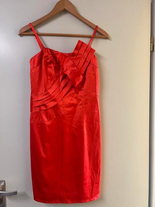 Jurk s, Kleding | Dames, Jurken, Zo goed als nieuw, Maat 36 (S), Oranje, Boven de knie, Ophalen of Verzenden