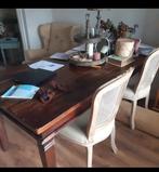 Koloniale eettafel, Huis en Inrichting, Tafels | Eettafels, Ophalen, Gebruikt, Koloniaal, Teakhout