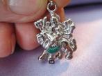Zilveren Hindoegodin Maa Durga kettinghanger, Verzenden, Nieuw, Kruis of Symbool, Zilver