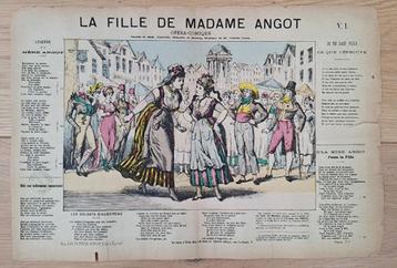centsprent - kinderprent - EPINAL - La Fille de Madame Angot beschikbaar voor biedingen