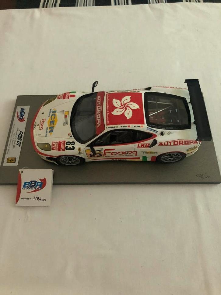 BBR 1:18–AB18012–Ferrari F430 GT–24 Hours of Le Mans – 2007., Hobby en Vrije tijd, Modelauto's | 1:18, Nieuw, Auto, Overige merken