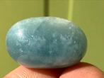 Blauwe Onyx Aragoniet Lemurian Aquatine trommelsteen F, Ophalen of Verzenden, Mineraal
