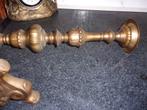 2 bronzen altaar kandelaars, Antiek en Kunst, Ophalen, Koper of Brons