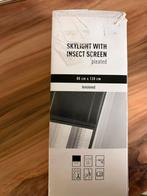 Dakraam duo rolgordijn hor verduistering, Nieuw, 100 tot 150 cm, Zwart, 50 tot 100 cm