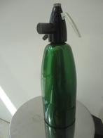 2 x Vintage soda syfon spuitfles (groen en bronskleurig), Ophalen of Verzenden