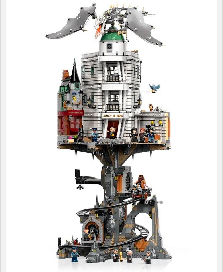 Lego 76417 Goudgrijp/Tovenaarsbank (Gringotts), Kinderen en Baby's, Speelgoed | Duplo en Lego, Zo goed als nieuw, Lego, Complete set