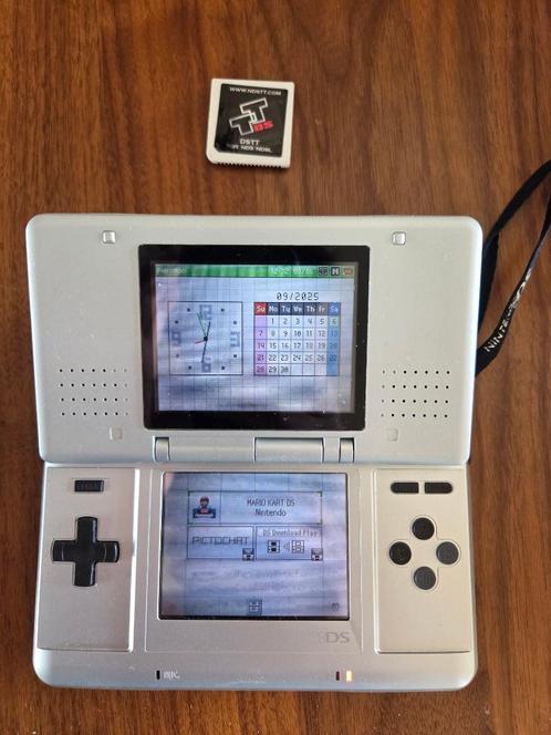 Nintendo DS Phat / Original - compleet, Spelcomputers en Games, Spelcomputers | Nintendo DS, Gebruikt, DS Original of Phat, Zilver