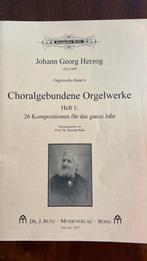 480: J. G. Herzog Choralgebundene Orgelwerke, Klassiek, Overige instrumenten, Ophalen of Verzenden, Zo goed als nieuw