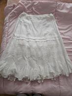 Antiek wit kanten onderrok, Ophalen of Verzenden