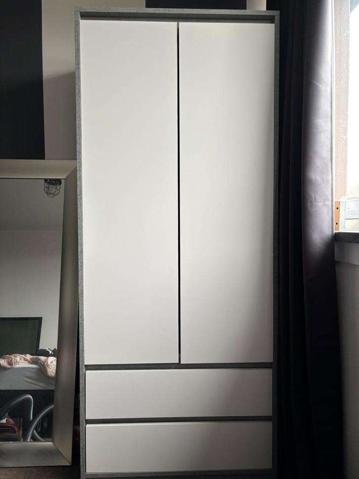 Kledingkast JYSK: BILLUND, Huis en Inrichting, Kasten | Kledingkasten, Gebruikt, 150 tot 200 cm, 50 tot 100 cm, 50 tot 75 cm, Ophalen