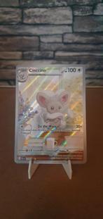 Pokémon Black Bolt Cinccino Illustration Rare #153/#086, Ophalen of Verzenden, Nieuw, Losse kaart, Foil
