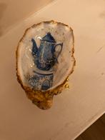 Oesterschelp met theepot, Ophalen of Verzenden