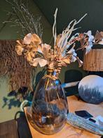 Gave vaas met bloemen! 45cm, Ophalen, Overige kleuren, Nieuw, Glas