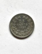 25 cent 1850 koning Willem 3 FR+ Kwartje, Postzegels en Munten, Munten | Nederland, Ophalen of Verzenden, Koning Willem III, 25 cent
