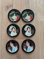 Coca cola onderzetters 6 stuks retro vintage, Huis en Inrichting, Ophalen of Verzenden, Zo goed als nieuw, Glas of Kopje