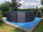 Zwembad Intex graphite panel pool, Tuin en Terras, Zwembaden, Gebruikt, Rond, 300 cm of meer, Ophalen