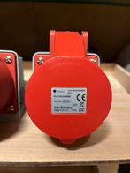 2x CEE Wandcontactdoos 32A PE-6h, Ophalen of Verzenden, Nieuw, Stopcontact