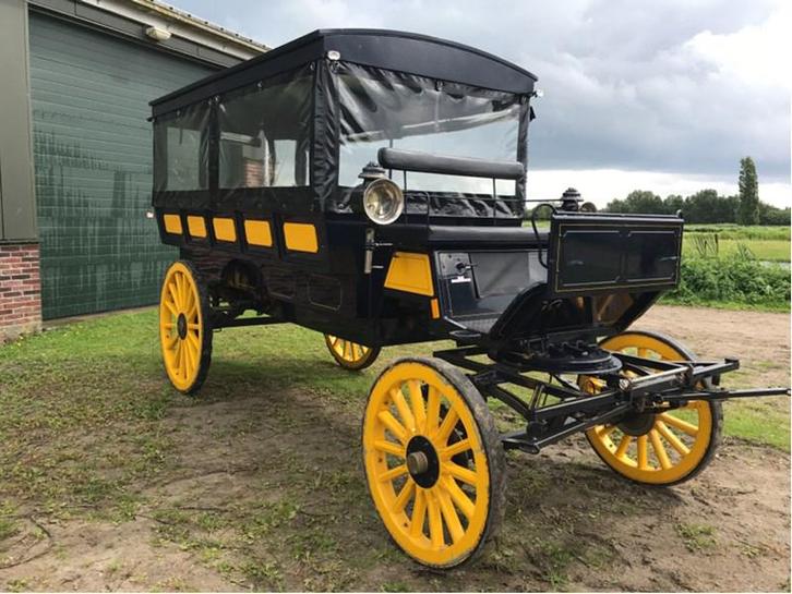 Jan Plezier Koets - Wagen - Huifkar, Dieren en Toebehoren, Rijtuigen en Koetsen, Zo goed als nieuw, Overige typen, Paard, Gesloten