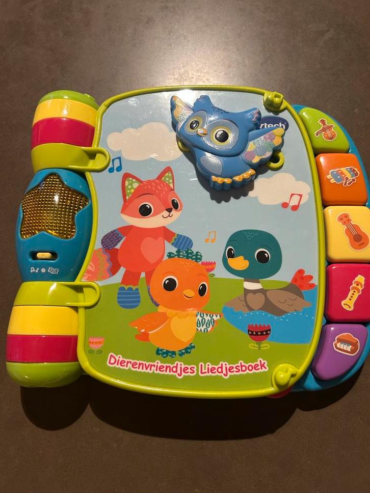 VTech Dierenvriendjes Liedjesboek, Kinderen en Baby's, Speelgoed | Babyspeelgoed, Gebruikt, Overige typen, Met licht, Ophalen of Verzenden