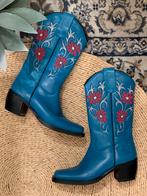 Morusso flowerboots 37 western boots bohemian laarzen, Kleding | Dames, Blauw, Morusso, Ophalen of Verzenden, Hoge laarzen