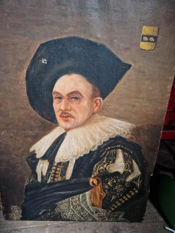 Olieverf Portret  beschikbaar voor biedingen