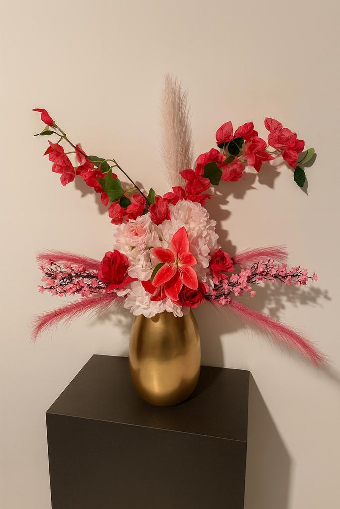 Luxe Kunstboeket (65-80cm) - Onderhoudsvrij!, Huis en Inrichting, Woonaccessoires | Kunstplanten en Kunstbloemen, Nieuw, Binnen