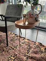 Retro bijzettafel, Huis en Inrichting, Minder dan 55 cm, Metaal of Aluminium, Zo goed als nieuw, Ophalen