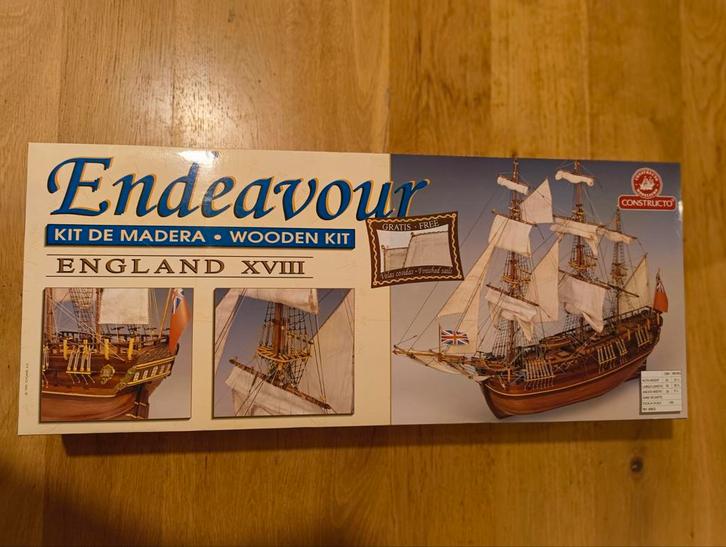 H.M.S Endeavour Constructo modelbouwdoos, Hobby en Vrije tijd, Modelbouw | Boten en Schepen, Nieuw, Ophalen of Verzenden