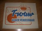 Poster Trouw alhier verkrijgbaar stratenplan Rotterdam 1940, Boeken, Gelezen, Ophalen of Verzenden, Landkaart, Trouw